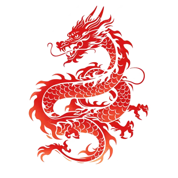 a red dragon tattoo design