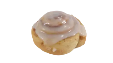 a close up of a dough with icing on it