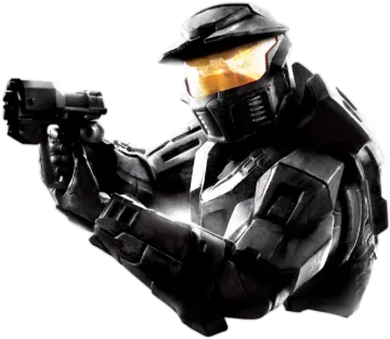 a man with a gun in his hand