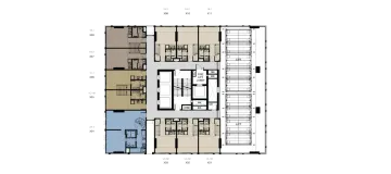 the floor plan of a two bedroom apartment