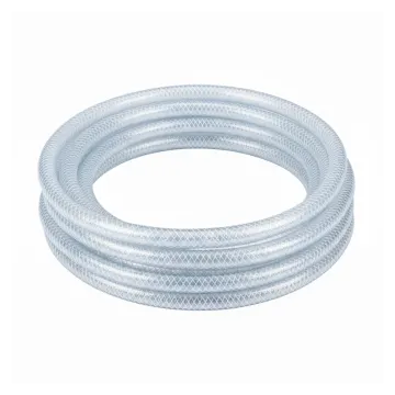 A flexible hose with nozzles