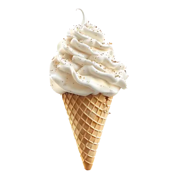 an ice cream cone