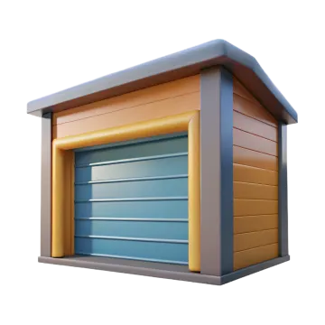 an illustration of a garage