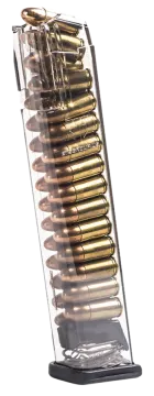 a rifle case filled with 223 cartridges