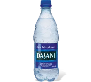 a bottle of water on a white background