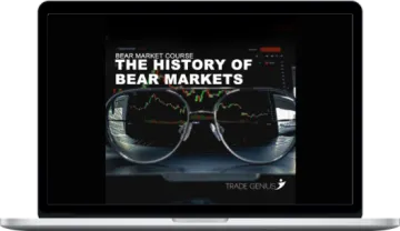 a laptop with the words market history on it
