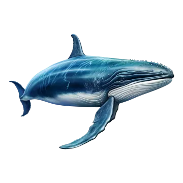 a blue whale with its mouth open