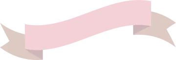 a pink ribbon on white background