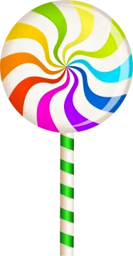 a colorful lobok on a white background