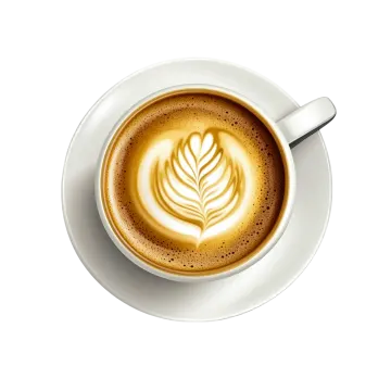 a cup of coffee on a saucer
