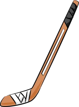 an illustration of a hockey stick