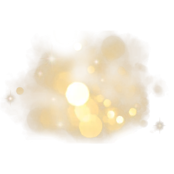 a white background with some yellow lights