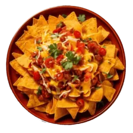 a bowl filled with nachoa chips