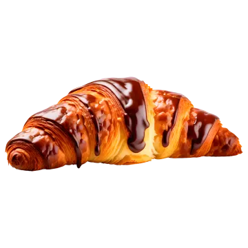 a chocolate covered croise