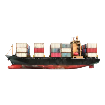 a large container ship with many containers on it