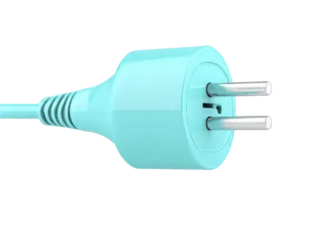an image of a blue power cable