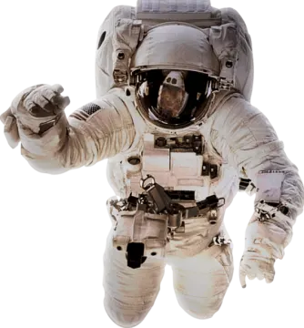 an astronaut in a spacesuit