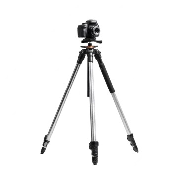 a tripod with a camera on top of it