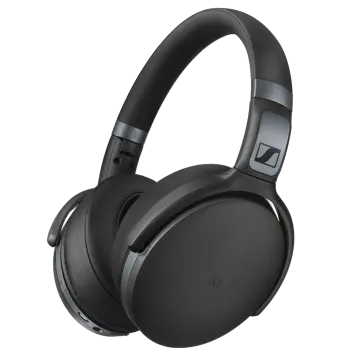 a pair of headphones on a white background