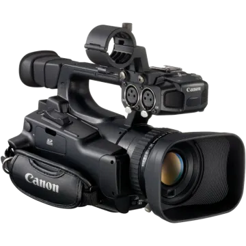 a camera with a lens attached to it