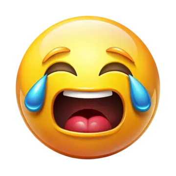 a smiley face with tears and tears
