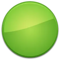 an image of a green button