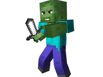 an image of a minecraft creeper