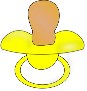 a yellow paco with an orange handle