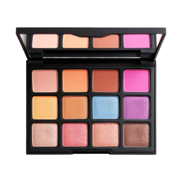 the sleek eyeshadp palette in pink and orange