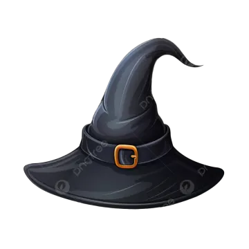 a witch hat on a white background