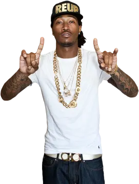 a man wearing a white t - shirt