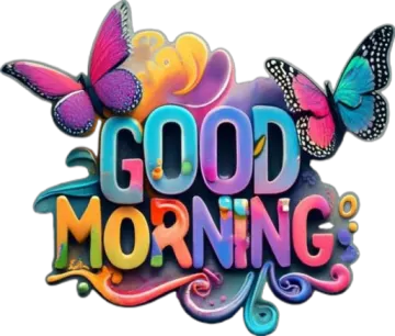 the logo for good morning