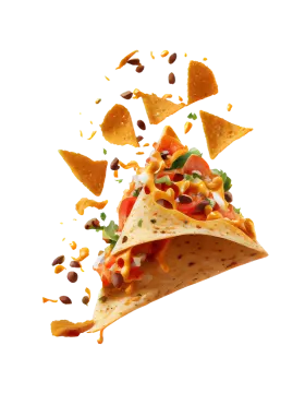 a toro filled with lots of toppings
