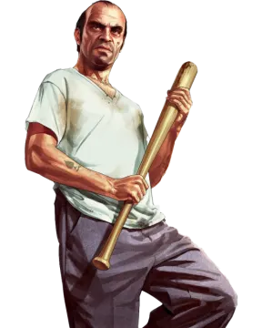 a drawing of a man holding a baseball bat
