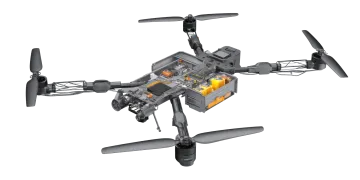 a drone with a camera attached to it