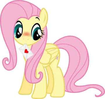 a pinkie pony with long hair and big eyes