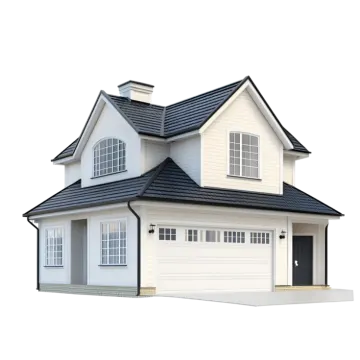 a house on a white background