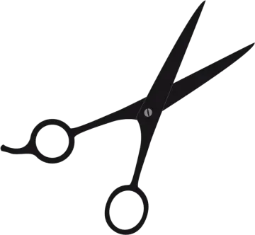 a pair of scissors on a white background