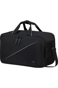 an image of a black travel bag