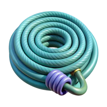 an image of a coiled hose on a white background