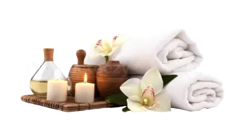 a white towel on the table