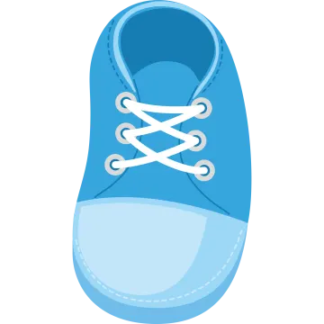 a pair of blue shoes with white laces
