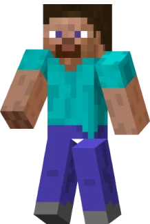 an image of a minecraft character
