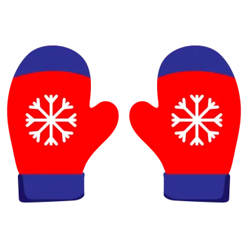 a pair of gloves with the flag of nepal