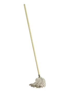 a broom with a long handle on a white background