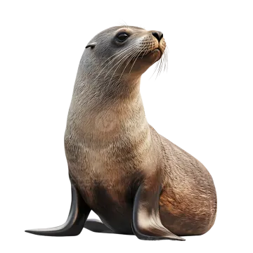 an illustration of a sea lion