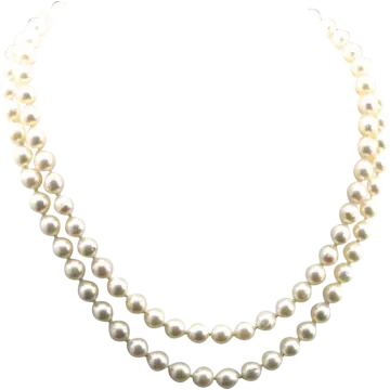 a cultured pearl and diamond necklace