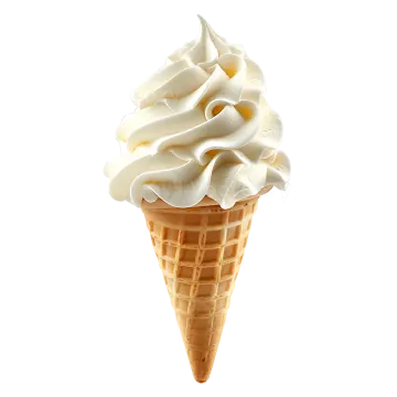 an ice cream cone