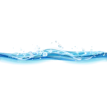 a blue wave of water on a white background