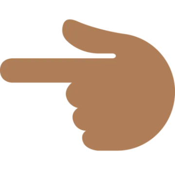 a hand pointing at the viewer